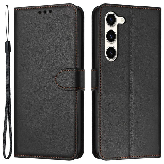 For Samsung Galaxy S23+ Phone Case Anti-Drop Stand Leather Wallet Cover