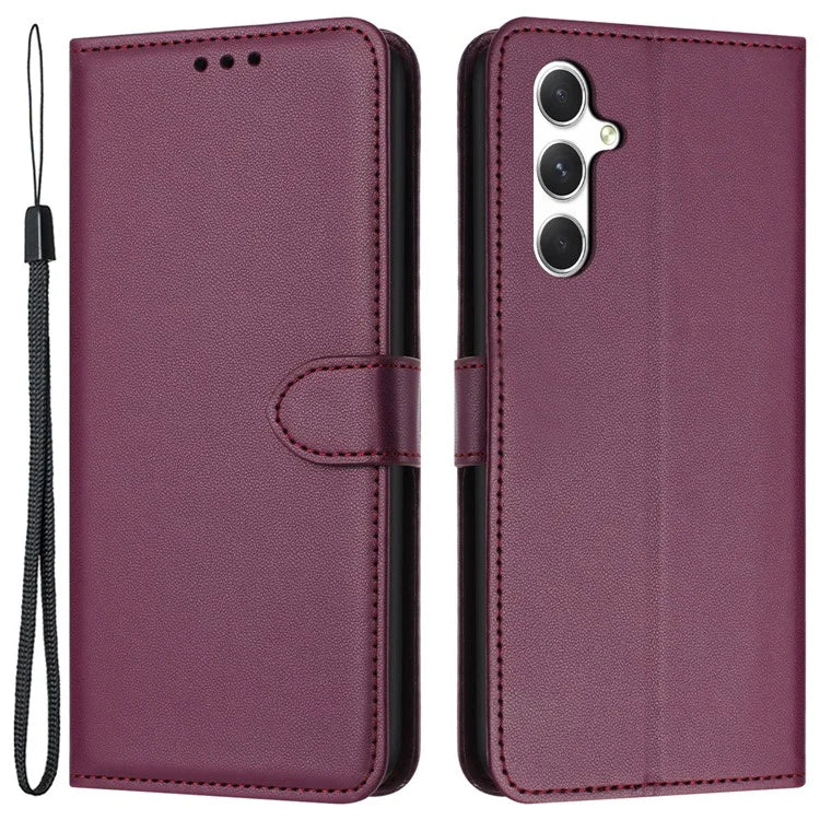For Samsung Galaxy A55 5G Case Leather Stand Wallet Phone Cover