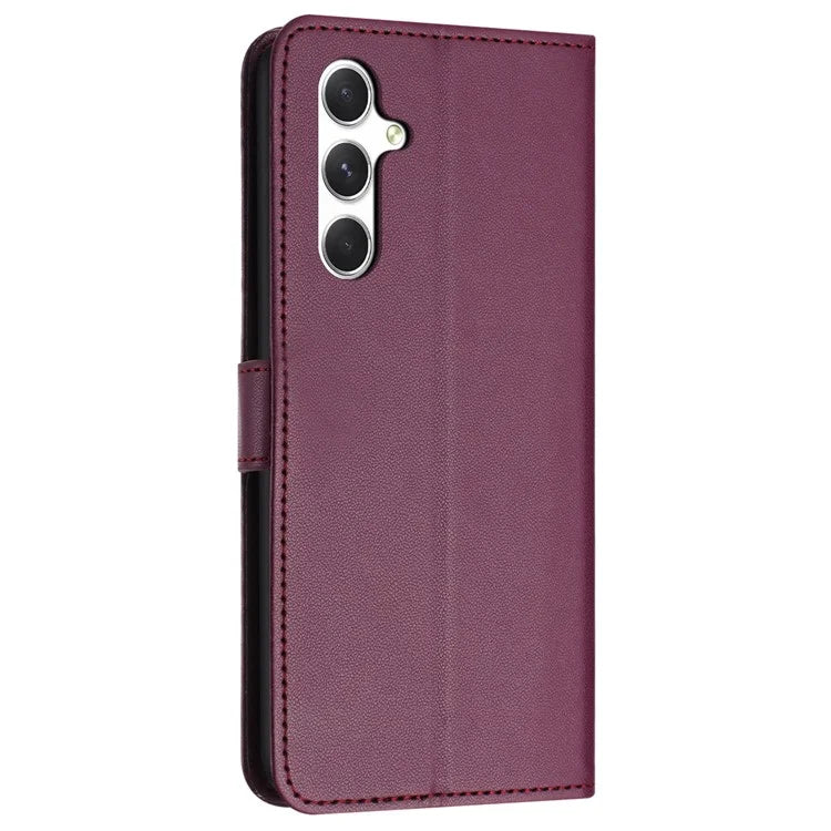 For Samsung Galaxy A55 5G Case Leather Stand Wallet Phone Cover