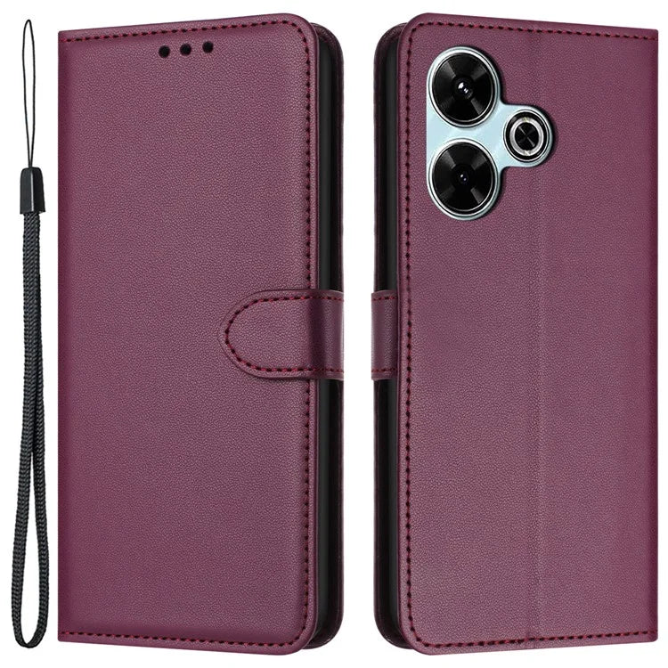 For Xiaomi Redmi 13 5G / 13 4G Phone Case Anti-Scratch Stand Leather Wallet Cover