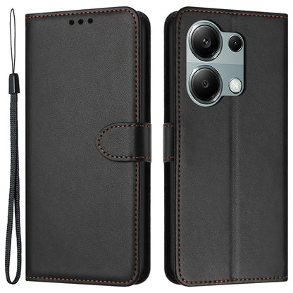 For Xiaomi Redmi Note 13 Pro 4G / Poco M6 Pro 4G Case Leather Stand Wallet Phone Cover