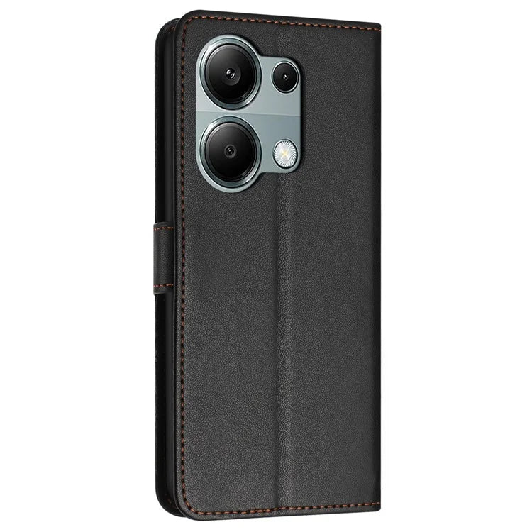 For Xiaomi Redmi Note 13 Pro 4G / Poco M6 Pro 4G Case Leather Stand Wallet Phone Cover