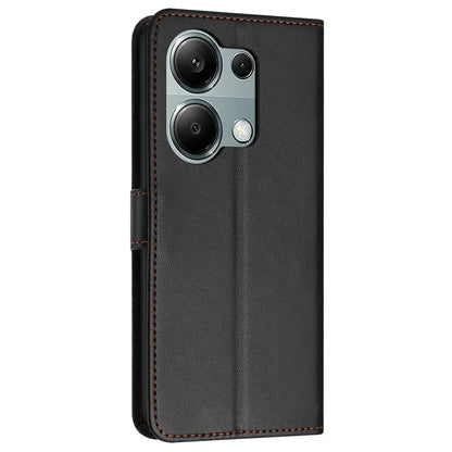 For Xiaomi Redmi Note 13 Pro 4G / Poco M6 Pro 4G Case Leather Stand Wallet Phone Cover