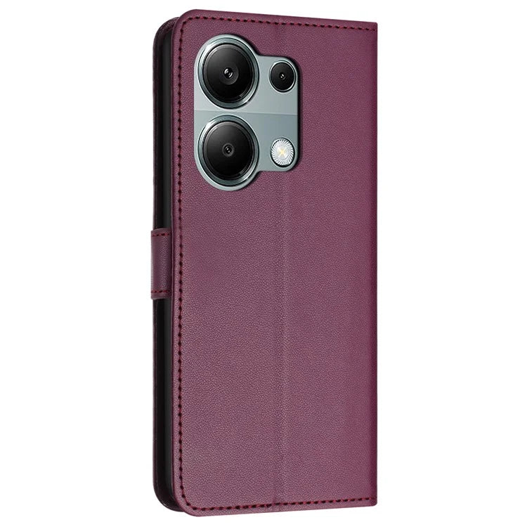 For Xiaomi Redmi Note 13 Pro 4G / Poco M6 Pro 4G Case Leather Stand Wallet Phone Cover