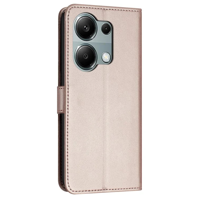 For Xiaomi Redmi Note 13 Pro 4G / Poco M6 Pro 4G Case Leather Stand Wallet Phone Cover