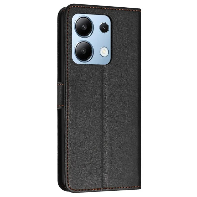For Xiaomi Redmi Note 13 4G Leather Case Wallet Phone Cover with Stand