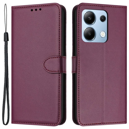 For Xiaomi Redmi Note 13 4G Leather Case Wallet Phone Cover with Stand