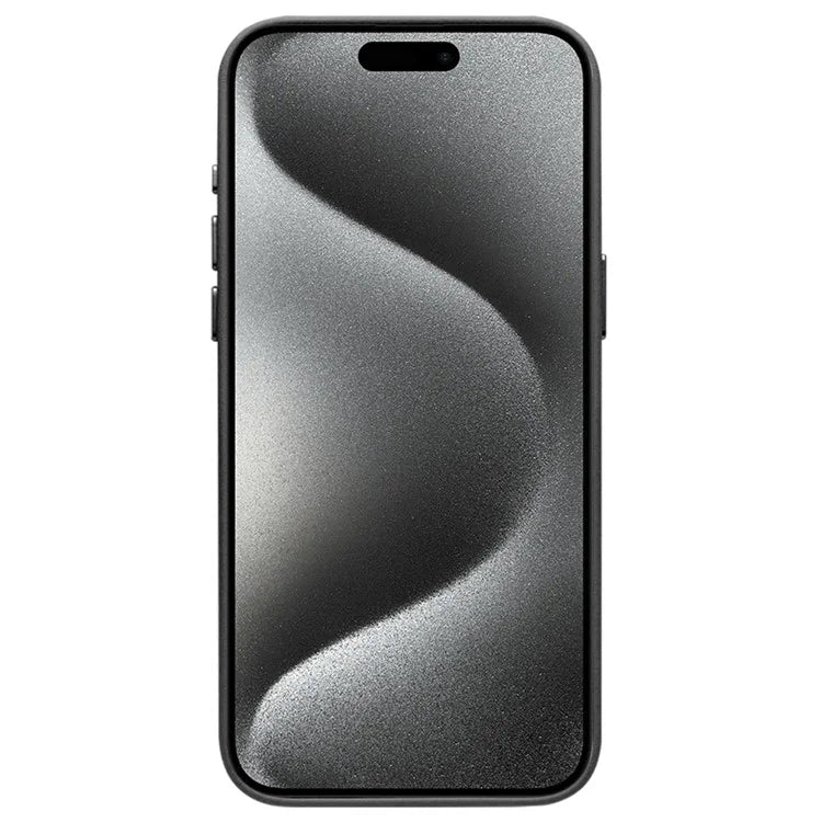 QIALINO For iPhone 15 Pro Case Compatible with MagSafe Silicone+PU Covered Phone Shell