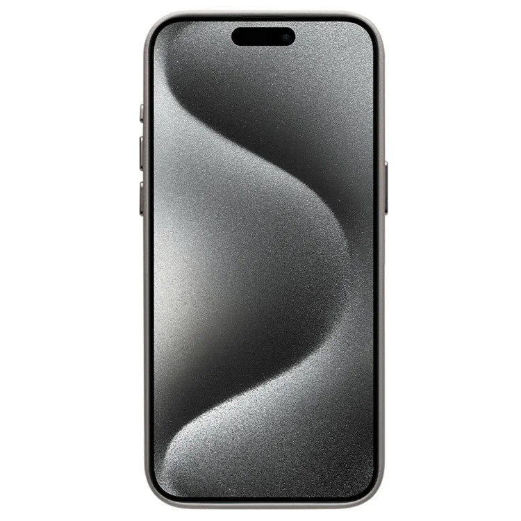 QIALINO For iPhone 15 Pro Case Compatible with MagSafe Silicone+PU Covered Phone Shell