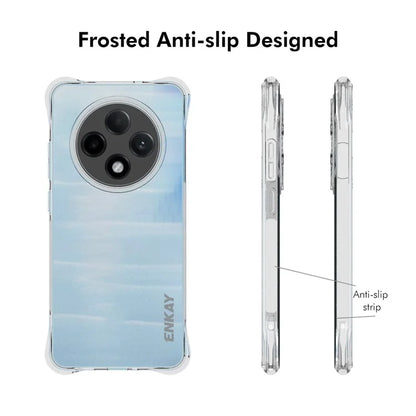 ENKAY HAT PRINCE For Oppo Reno12 F 5G Case Corner Airbag TPU Crystal Clear Phone Cover
