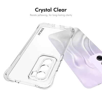 ENKAY HAT PRINCE For Oppo Reno12 Pro 5G (Global) Case TPU Corner Airbag Fall Protection Crystal Clear Phone Cover