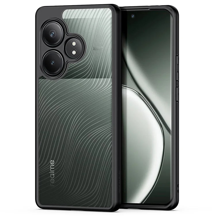 DUX DUCIS Aimo Series For Realme GT Neo6 SE 5G / Neo6 5G / GT 6T 5G / GT 6 5G Case TPU+PC Phone Cover (REACH Certification) - Black