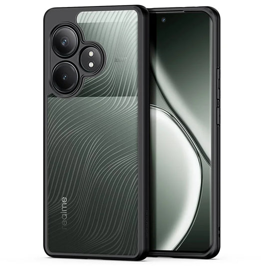 DUX DUCIS Aimo Series For Realme GT Neo6 SE 5G / Neo6 5G / GT 6T 5G / GT 6 5G Case TPU+PC Phone Cover (REACH Certification) - Black