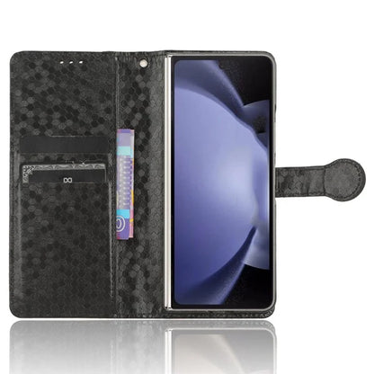 For Samsung Galaxy Z Fold6 5G Wallet Case Dot Pattern PU Leather Phone Cover