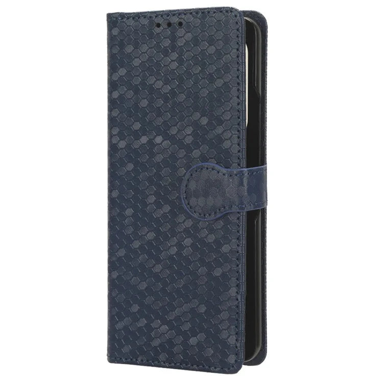 For Samsung Galaxy Z Fold6 5G Wallet Case Dot Pattern PU Leather Phone Cover
