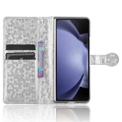 For Samsung Galaxy Z Fold6 5G Wallet Case Dot Pattern PU Leather Phone Cover