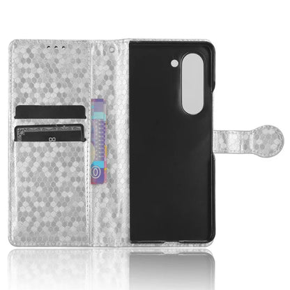 For Samsung Galaxy Z Fold6 5G Wallet Case Dot Pattern PU Leather Phone Cover