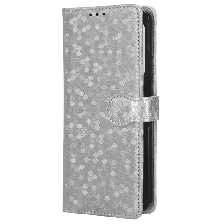 For Samsung Galaxy Z Fold6 5G Wallet Case Dot Pattern PU Leather Phone Cover