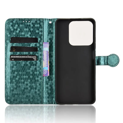 For Realme C61 4G / C63 4G Case Dot Pattern Imprint PU Leather Wallet Phone Cover