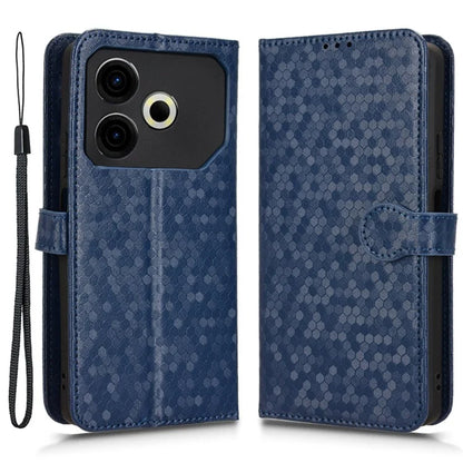 For TECNO Pova 6 Neo Case PU Leather Wallet Phone Cover with Dot Pattern Imprint