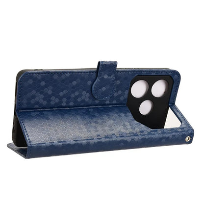 For TECNO Pova 6 Neo Case PU Leather Wallet Phone Cover with Dot Pattern Imprint