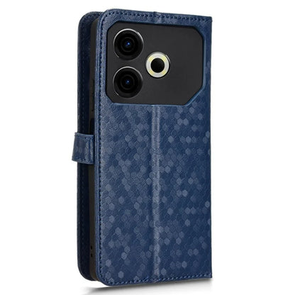 For TECNO Pova 6 Neo Case PU Leather Wallet Phone Cover with Dot Pattern Imprint