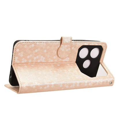 For TECNO Pova 6 Neo Case PU Leather Wallet Phone Cover with Dot Pattern Imprint