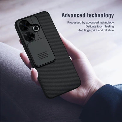 NILLKIN Camshield for Xiaomi Redmi 13 5G / 13 4G / Note 13R 5G / Poco M6 4G PC Phone Case with Slide Camera Cover