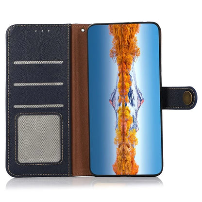 KHAZNEH For Xiaomi Redmi 13 5G / 13 4G Case Genuine Cow Leather Wallet Phone Cover