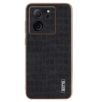 AZNS For Xiaomi Redmi K60 Ultra / 13T / 13T Pro Case Crocodile Texture Electroplating PU+TPU Phone Cover
