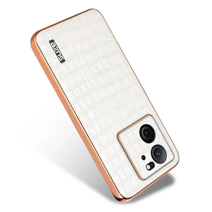 AZNS For Xiaomi Redmi K60 Ultra / 13T / 13T Pro Case Crocodile Texture Electroplating PU+TPU Phone Cover