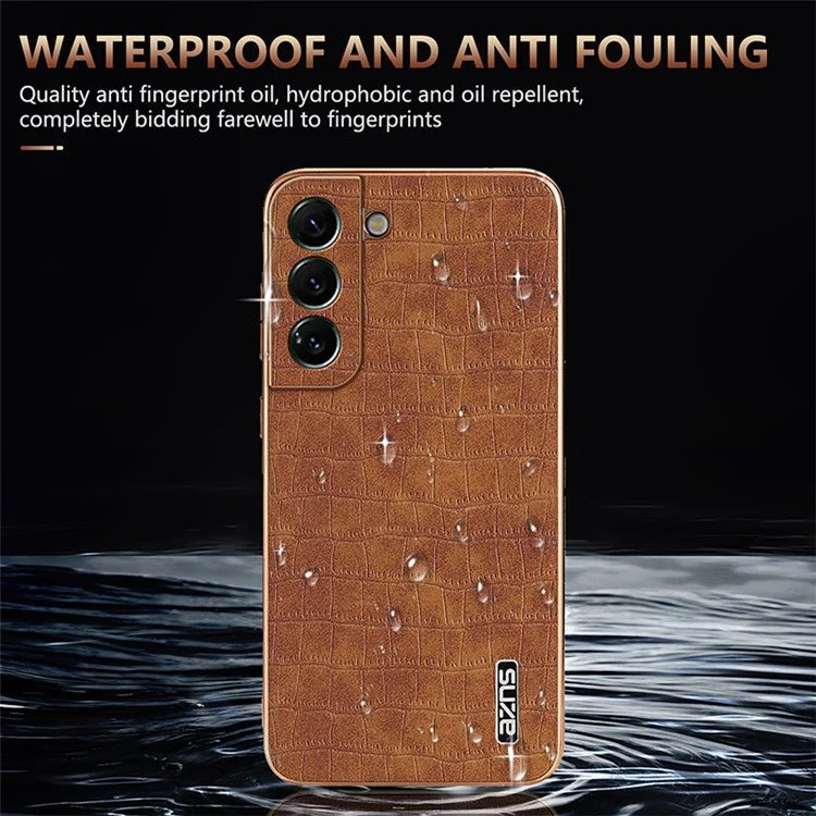 AZNS For Samsung Galaxy S22 5G Case PU+TPU Shockproof Phone Cover