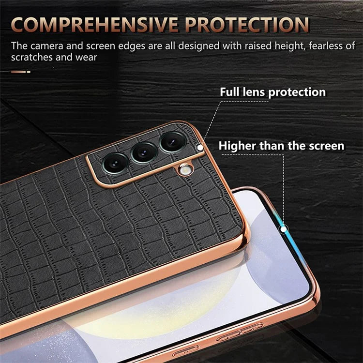 AZNS For Samsung Galaxy S22 5G Case PU+TPU Shockproof Phone Cover