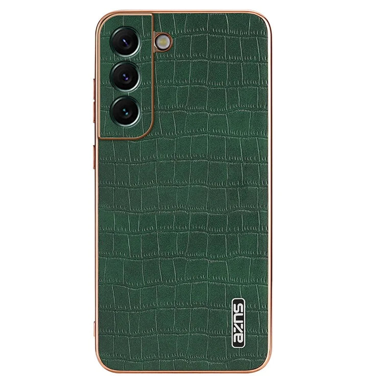 AZNS For Samsung Galaxy S22 5G Case PU+TPU Shockproof Phone Cover