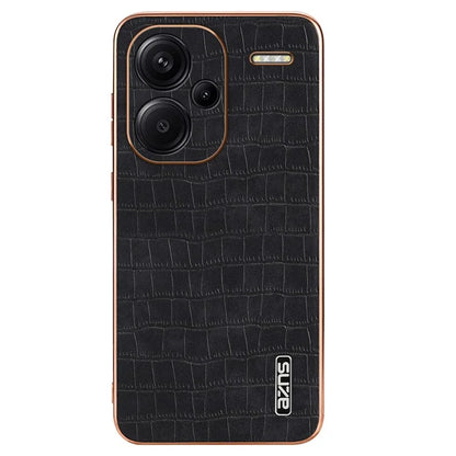 AZNS For Xiaomi Redmi Note 13 Pro+ 5G Electroplating Case Textured PU+TPU Phone Cover