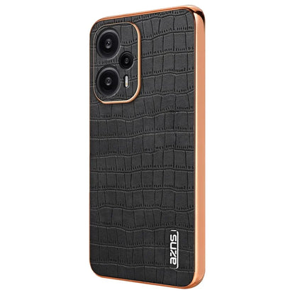 AZNS For Xiaomi Redmi Note 12 Turbo / Poco F5 5G Case Electroplating PU+TPU Phone Cover