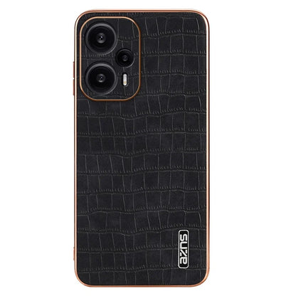 AZNS For Xiaomi Redmi Note 12 Turbo / Poco F5 5G Case Electroplating PU+TPU Phone Cover
