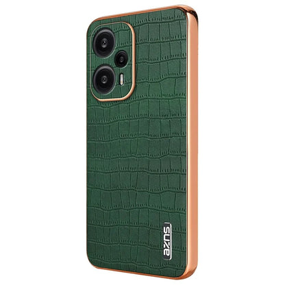 AZNS For Xiaomi Redmi Note 12 Turbo / Poco F5 5G Case Electroplating PU+TPU Phone Cover