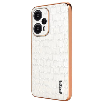 AZNS For Xiaomi Redmi Note 12 Turbo / Poco F5 5G Case Electroplating PU+TPU Phone Cover