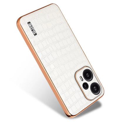 AZNS For Xiaomi Redmi Note 12 Turbo / Poco F5 5G Case Electroplating PU+TPU Phone Cover