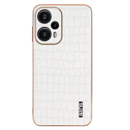 AZNS For Xiaomi Redmi Note 12 Turbo / Poco F5 5G Case Electroplating PU+TPU Phone Cover