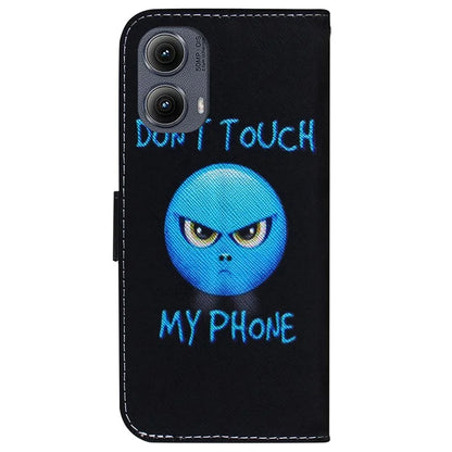 For Motorola Edge (2024) 5G Wallet Case Pattern Print Leather Phone Cover