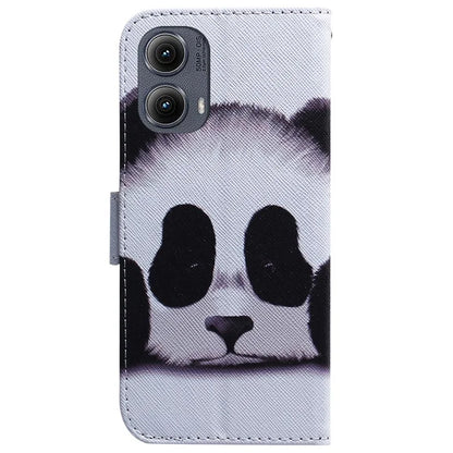 For Motorola Edge (2024) 5G Wallet Case Pattern Print Leather Phone Cover