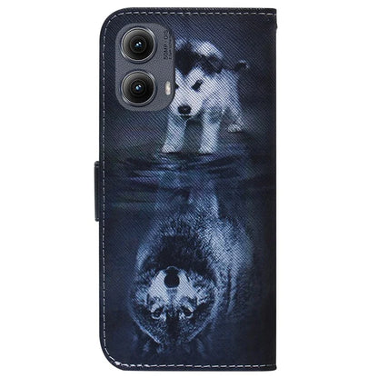 For Motorola Edge (2024) 5G Wallet Case Pattern Print Leather Phone Cover