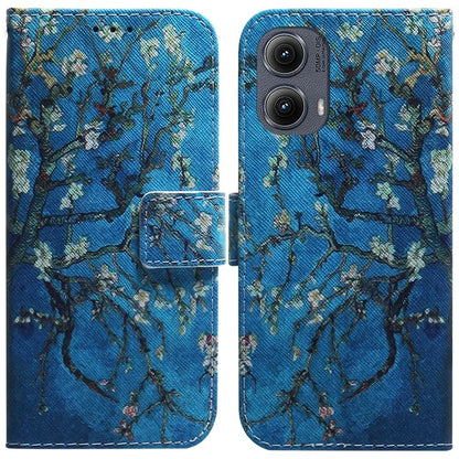 For Motorola Edge (2024) 5G Wallet Case Pattern Print Leather Phone Cover