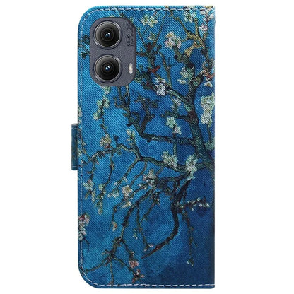 For Motorola Edge (2024) 5G Wallet Case Pattern Print Leather Phone Cover