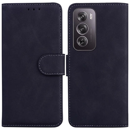 For Oppo Reno12 Pro 5G (Global) Case Solid Color Leather Wallet Phone Cover