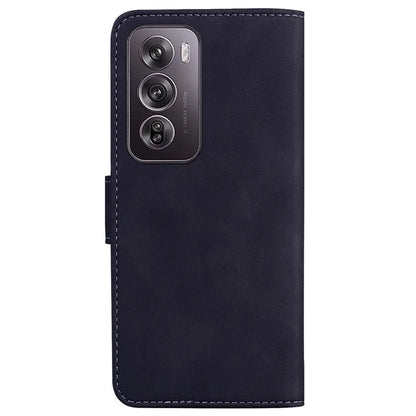 For Oppo Reno12 Pro 5G (Global) Case Solid Color Leather Wallet Phone Cover