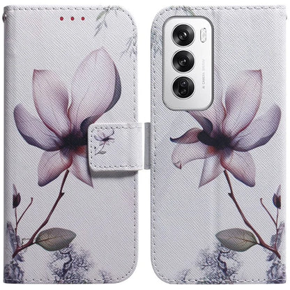 For Oppo Reno12 5G (Global) Case Pattern Print Leather Wallet Phone Cover