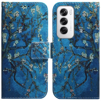 For Oppo Reno12 5G (Global) Case Pattern Print Leather Wallet Phone Cover